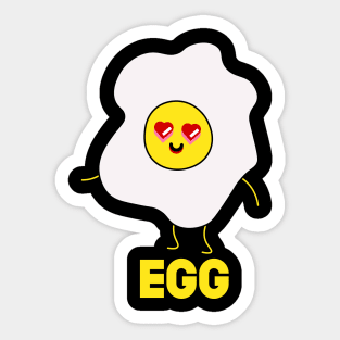 Bacon and Egg Matching Couple Shirt Sticker